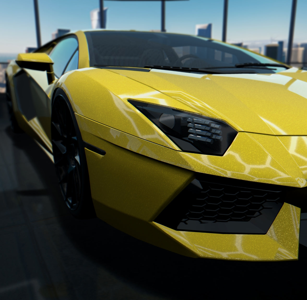 Gloss Diamond Sparkle Yellow