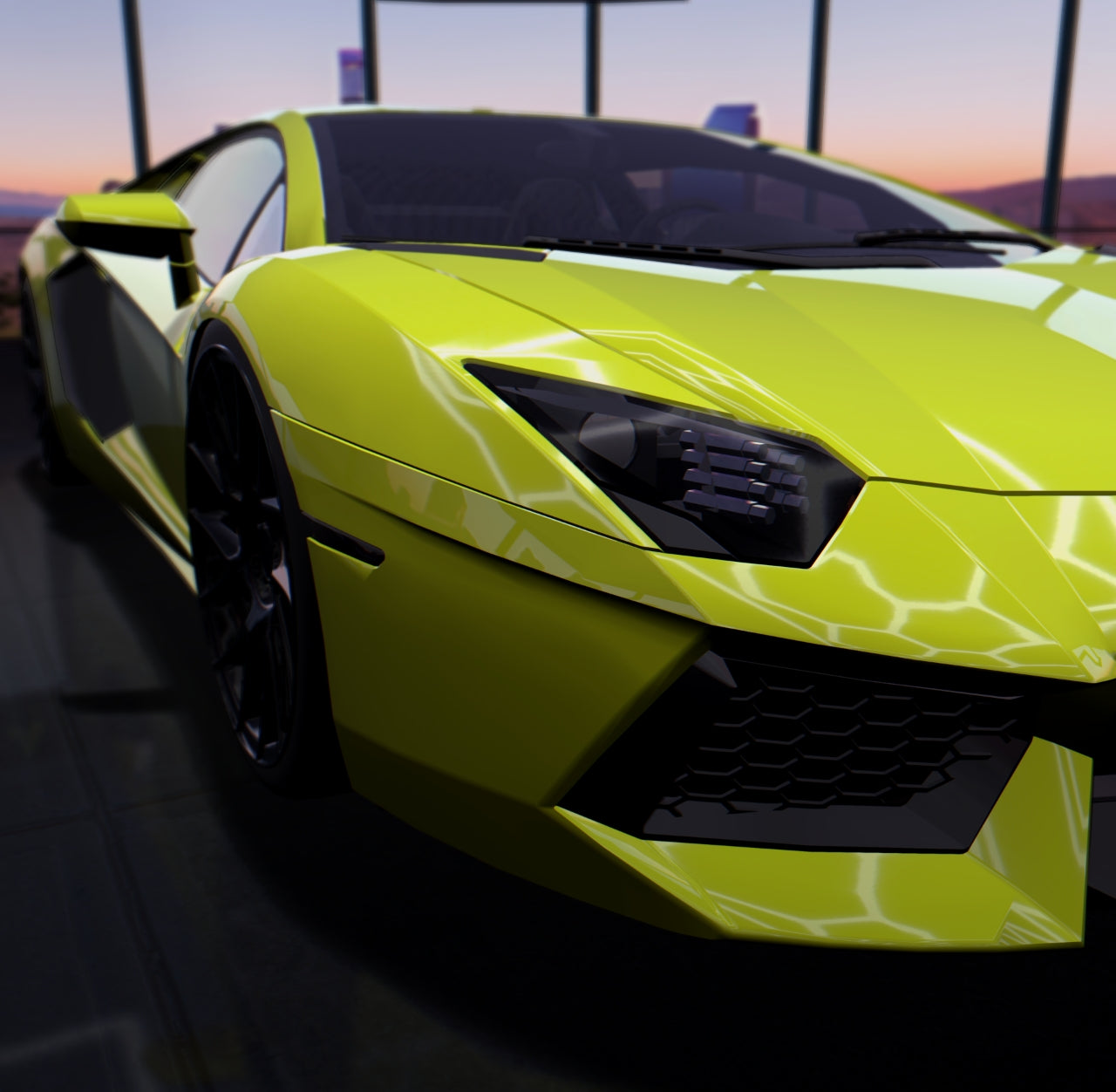 Gloss Fluro Green