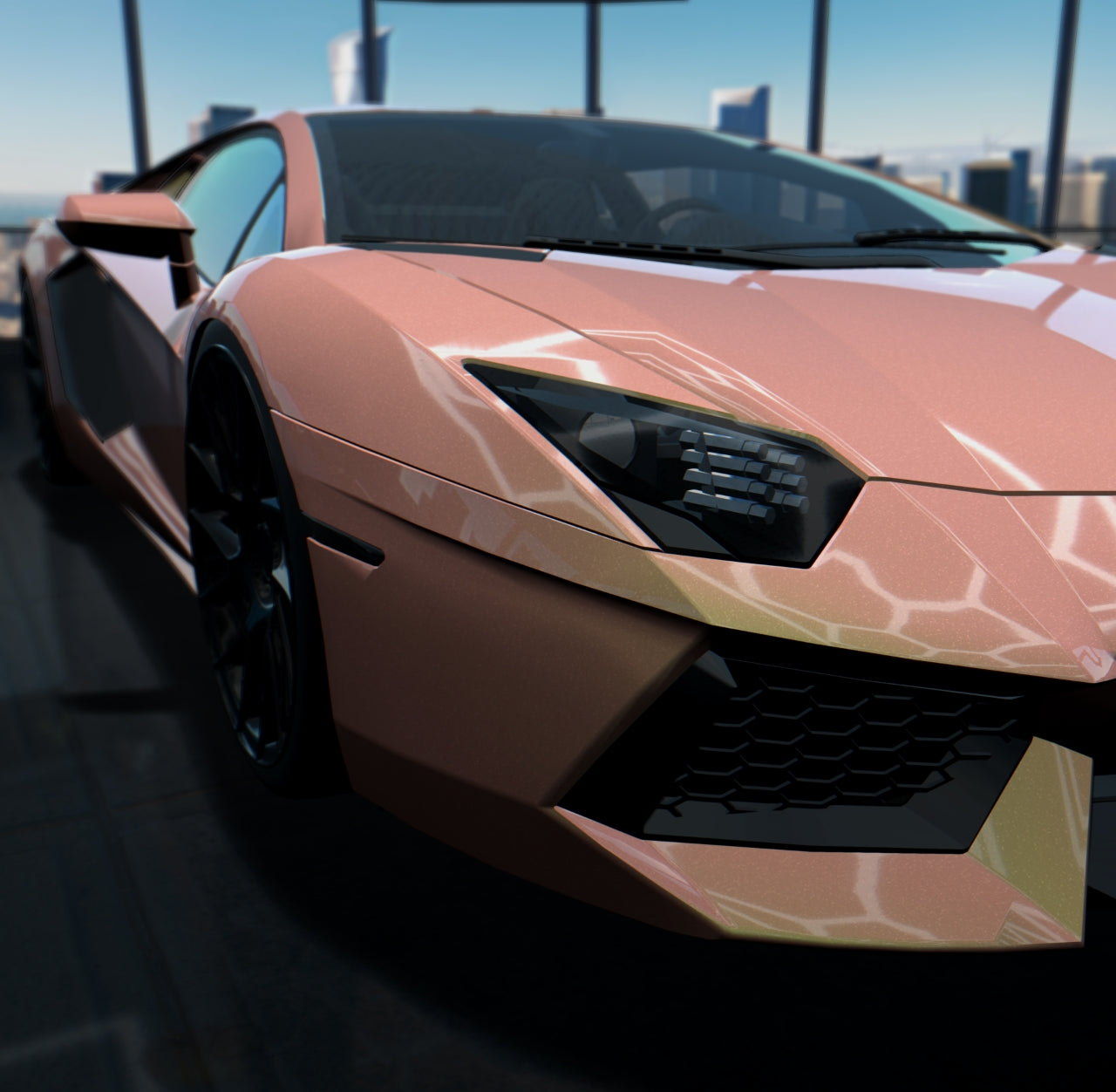 Gloss Gold Pink Shift