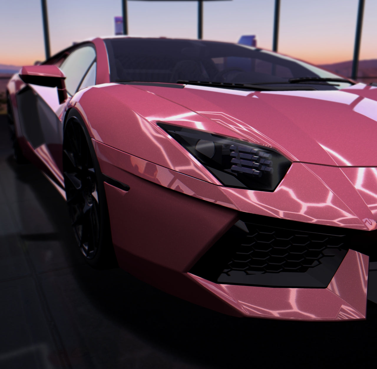 Gloss Paint Metallic Shell Pink