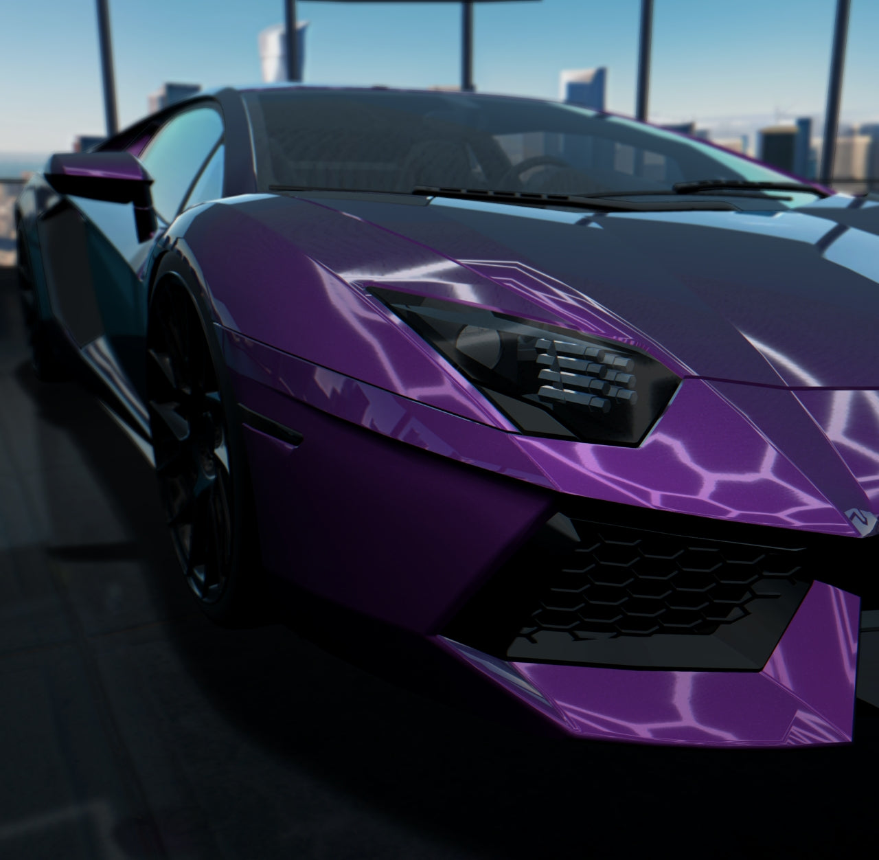 Gloss Paint Metallic Violet
