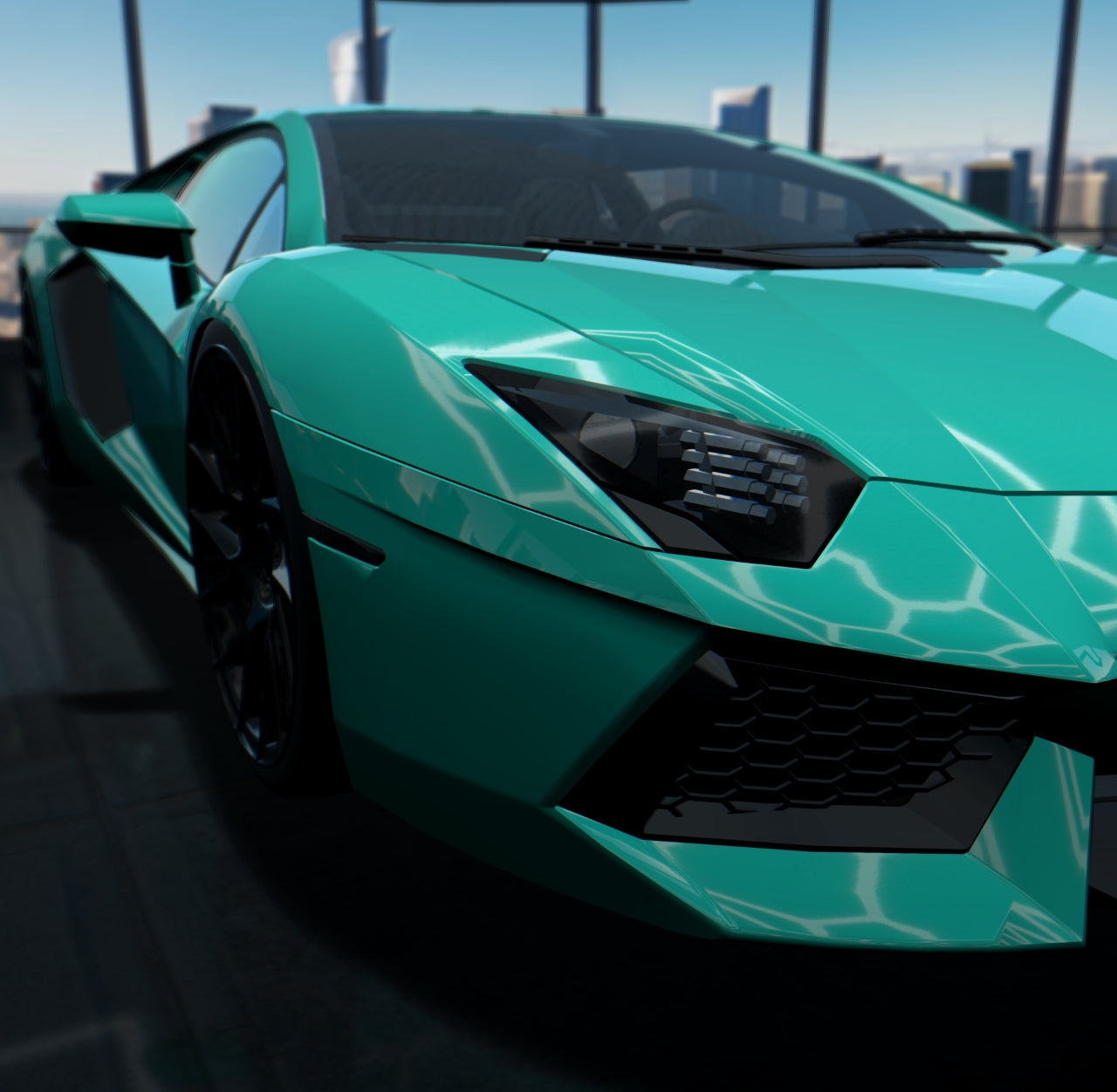 Gloss Retro Green