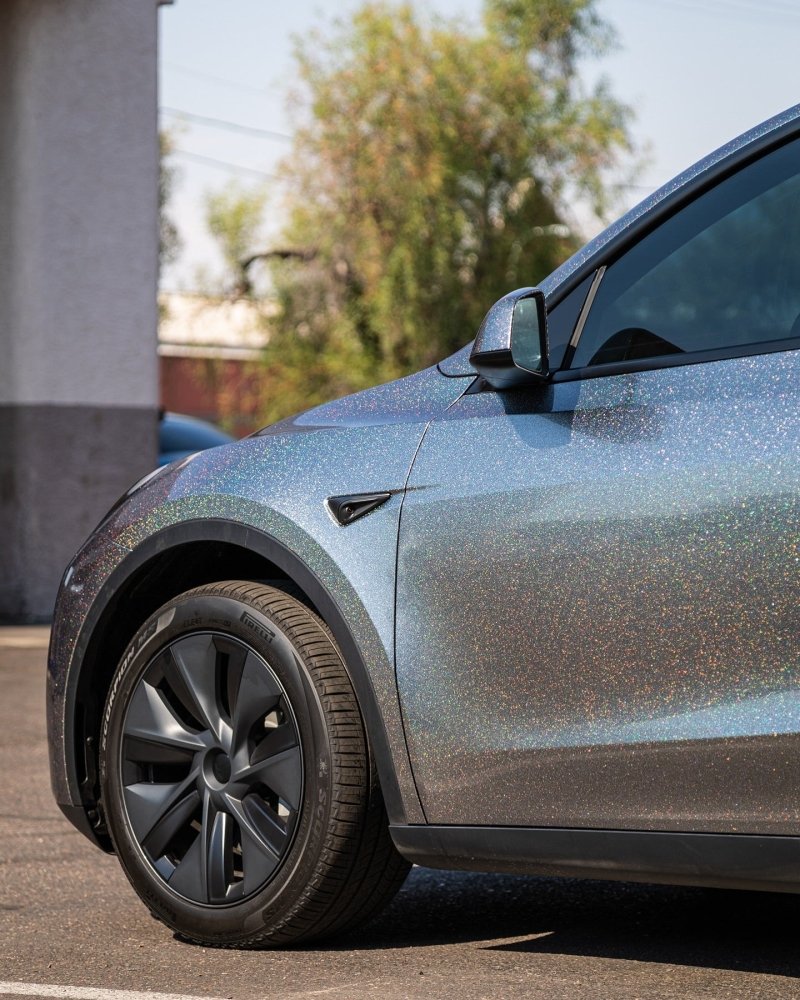 Hyper Gloss Diamond Sparkle Interstellar Silver PPF - Aura Vinyl
