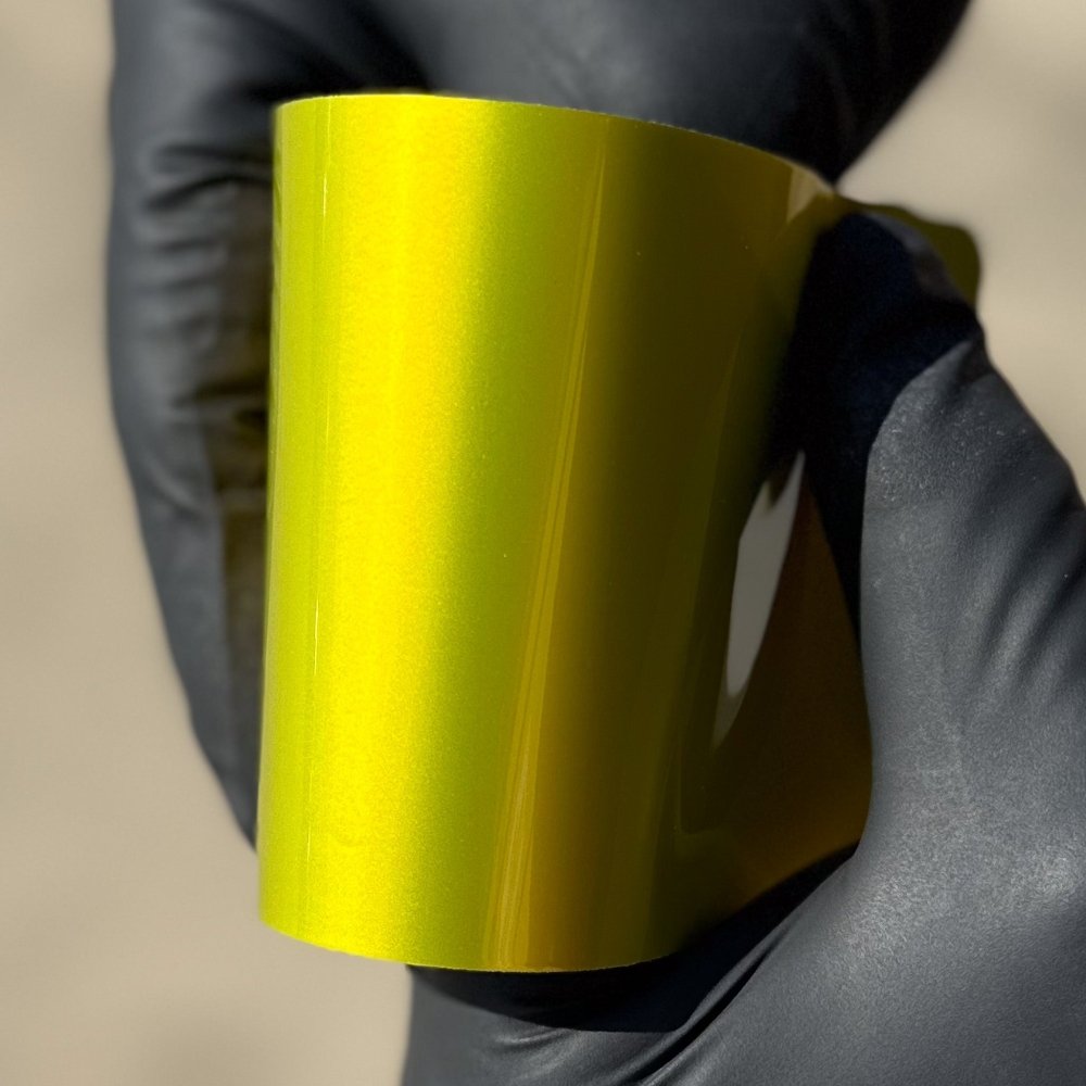 Hyper Gloss Paint Metallic Austin Yellow PPF - Aura Vinyl