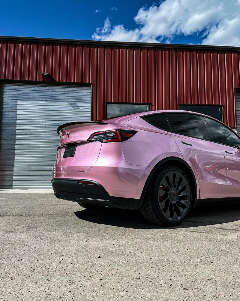 Hyper Gloss Paint Metallic Cherry Blossom Pink PPF - Aura Vinyl