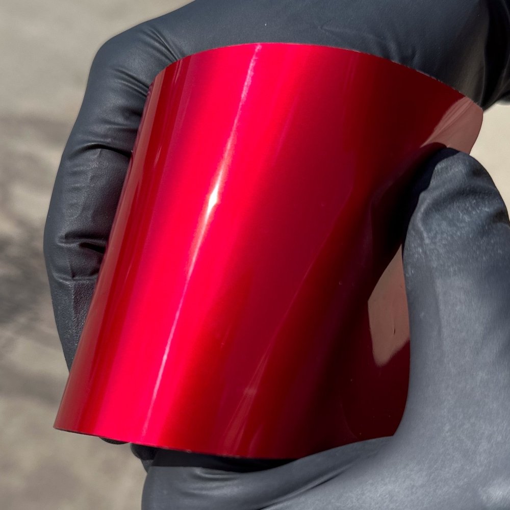 Hyper Gloss Paint Metallic Cherry Red PPF - Aura Vinyl