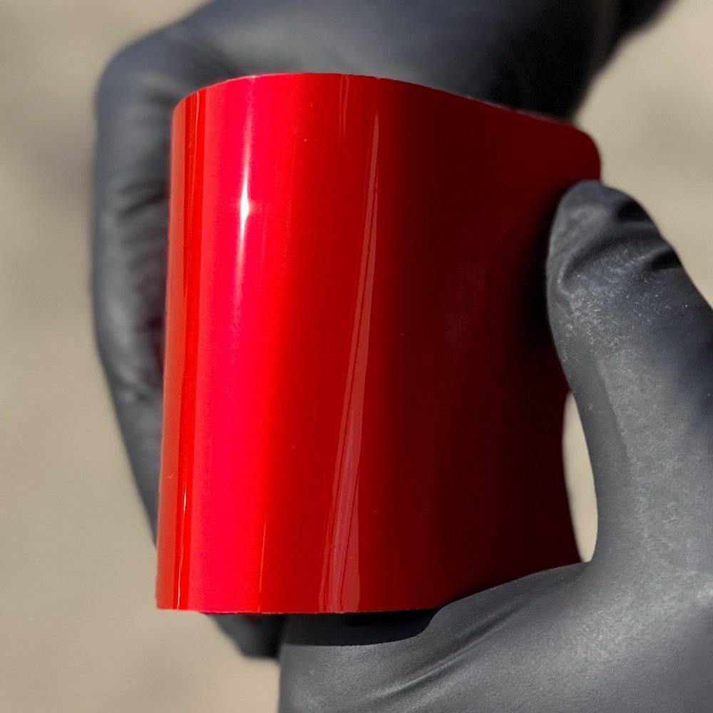 Hyper Gloss Paint Metallic Orangered PPF - Aura Vinyl