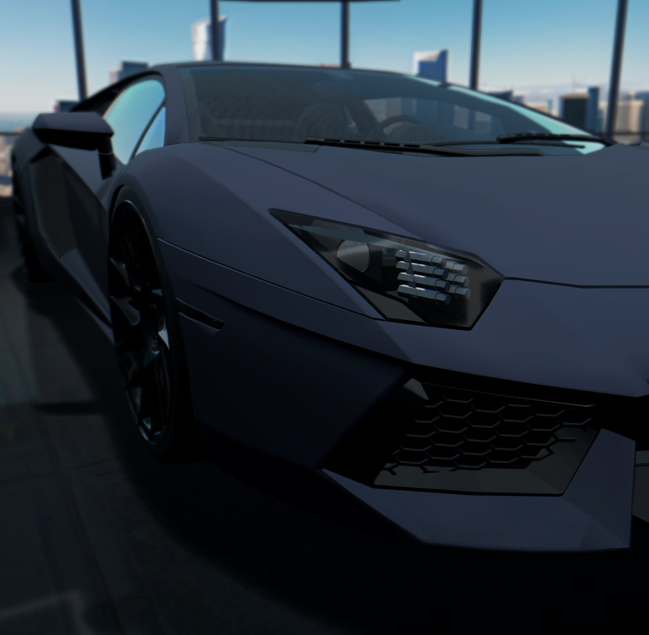 Matte Midnight Blue