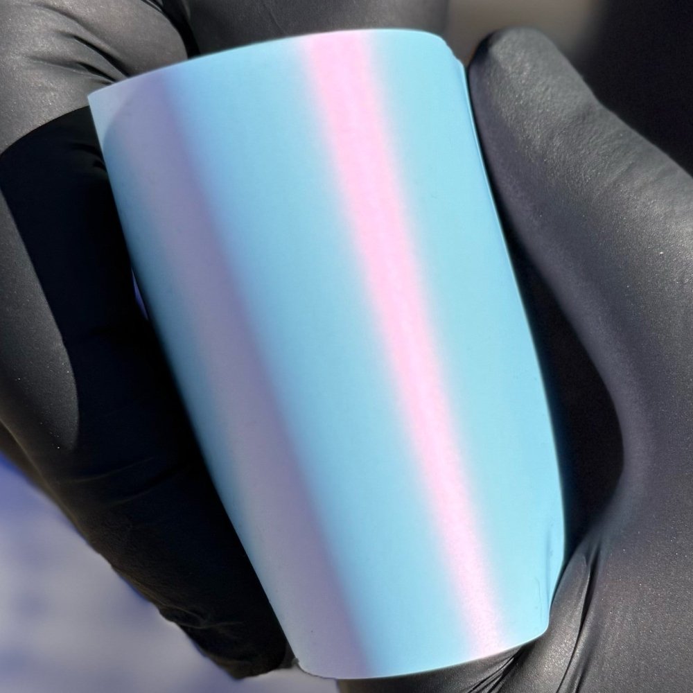 Satin Blue Pink Shift - Aura Vinyl