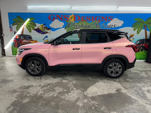 Satin Diamond Powder Pink Gold Shift - Aura Vinyl