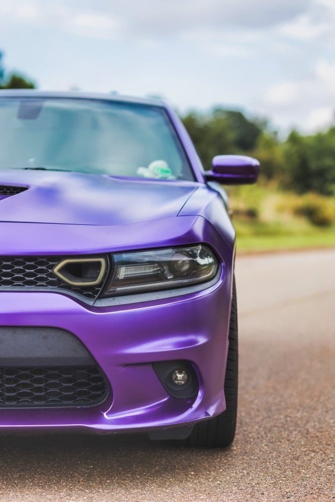 Satin Diamond Violet Purple - Aura Vinyl