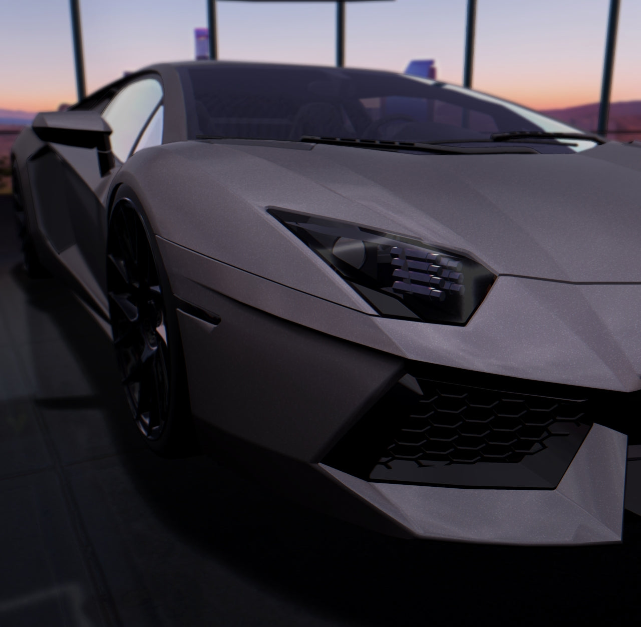 Satin Metallic Grey