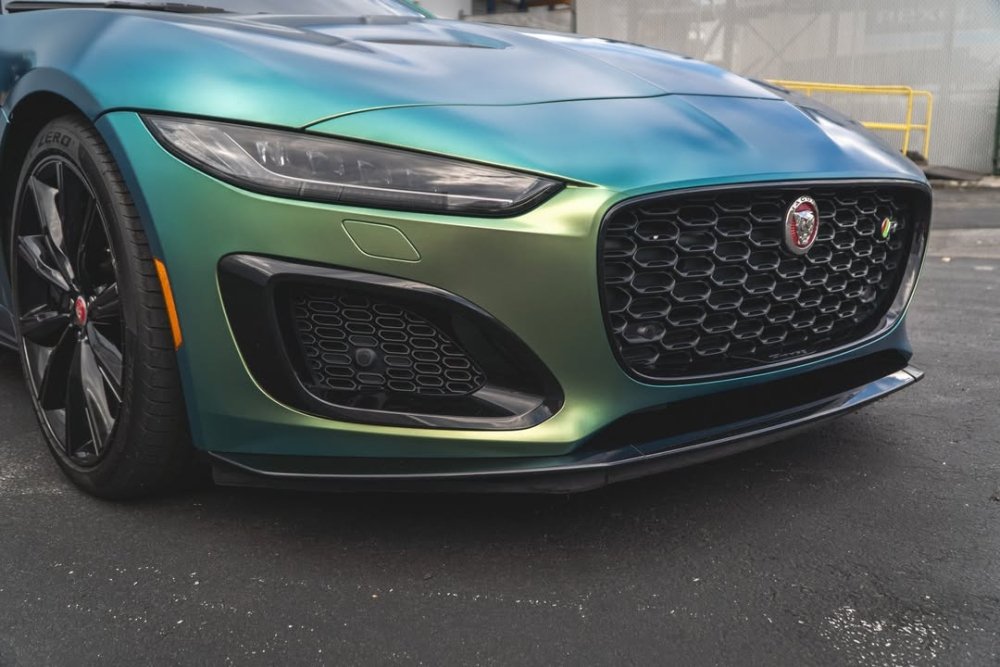 Satin Nebula Jungle Green Blue - Aura Vinyl