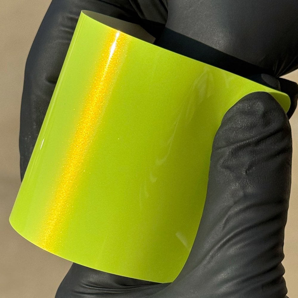 Ultra Gloss Coral Fluro Yellow - Aura Vinyl