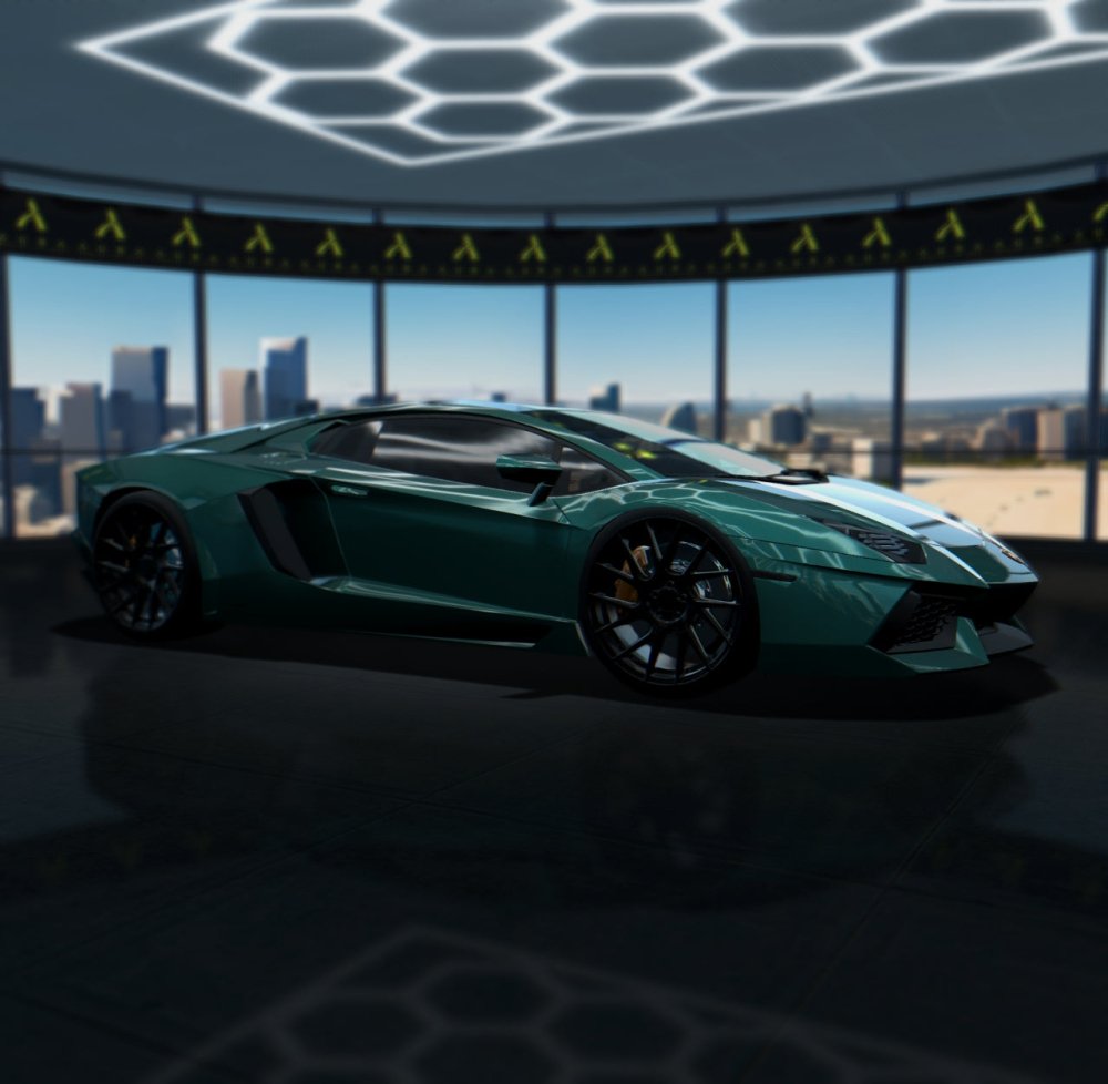 Gloss Black Green Shift - Aura Vinyl