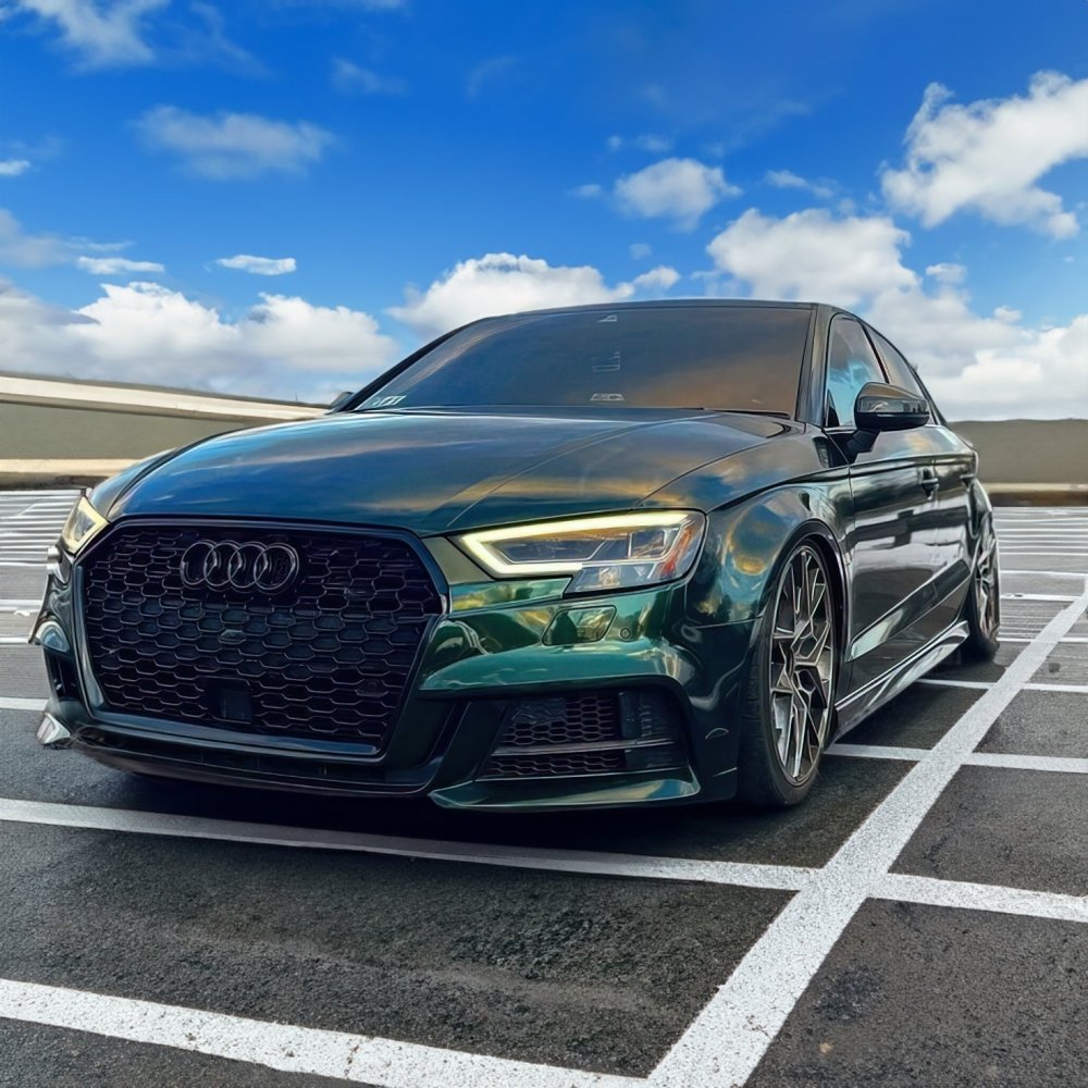 Gloss Black Green Shift - Aura Vinyl