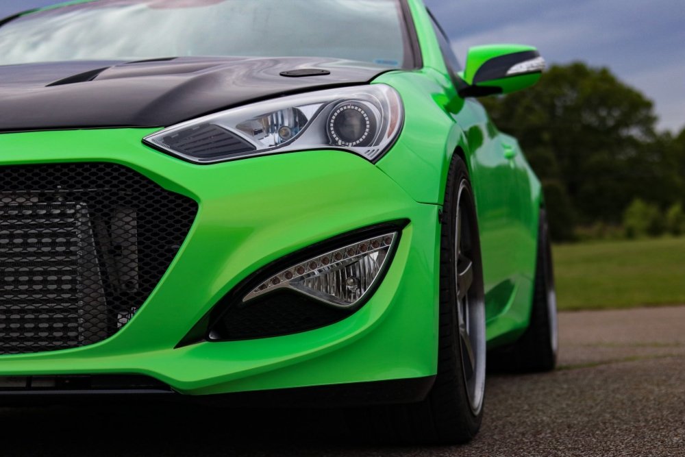 Gloss Coral Apple Green - Aura Vinyl
