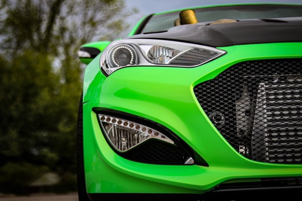 Gloss Coral Apple Green - Aura Vinyl