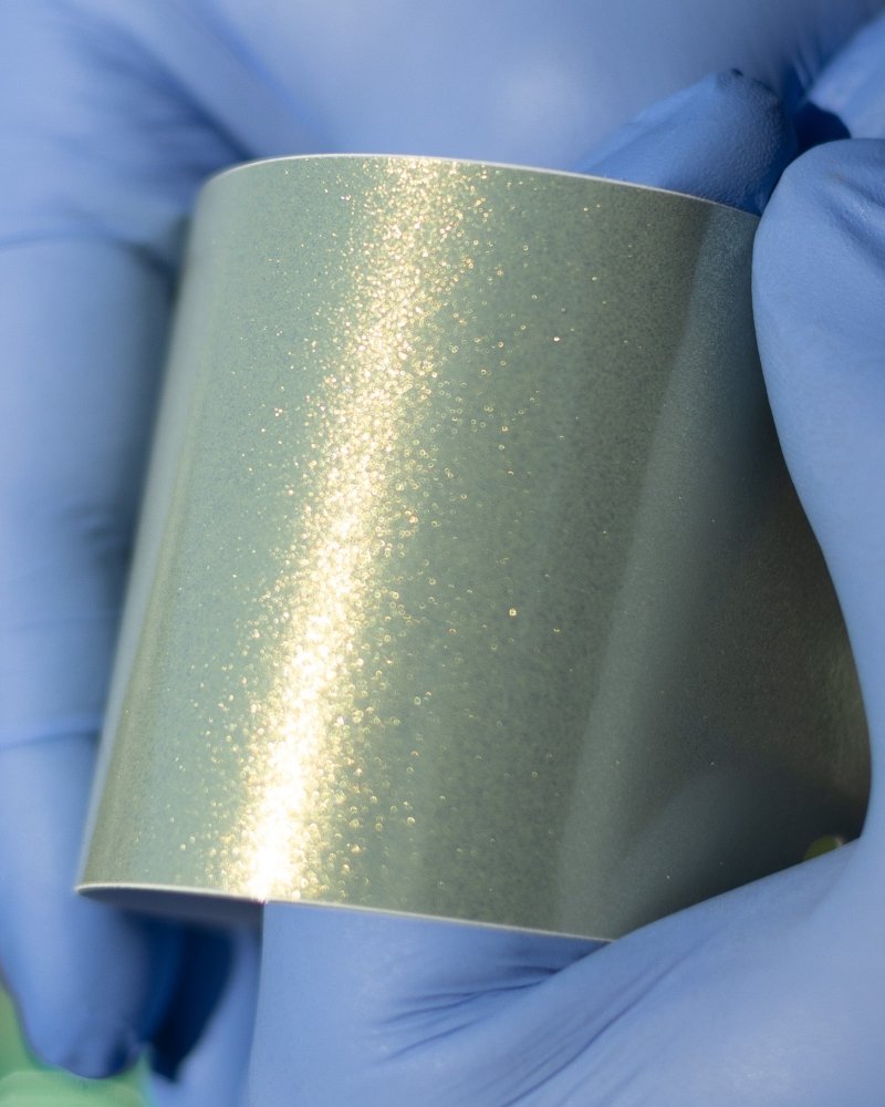 Gloss Diamond Khaki Green Gold Shift - Aura Vinyl