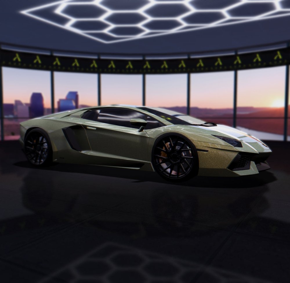 Gloss Diamond Khaki Green Gold Shift - Aura Vinyl