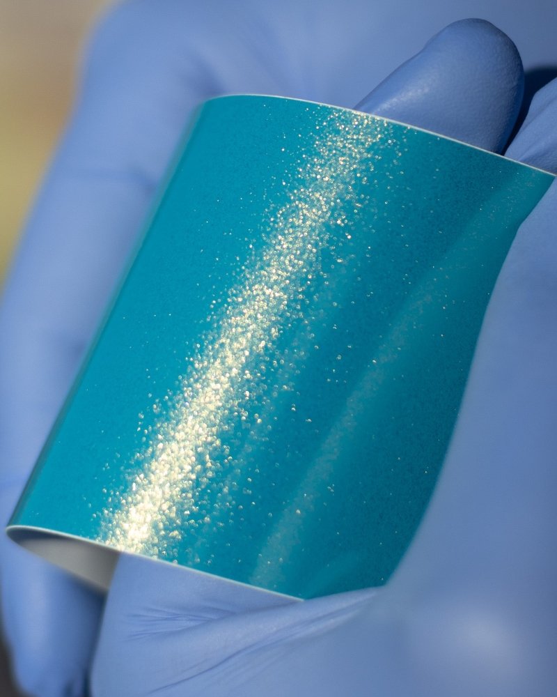 Gloss Diamond Miami Blue Gold Shift - Aura Vinyl