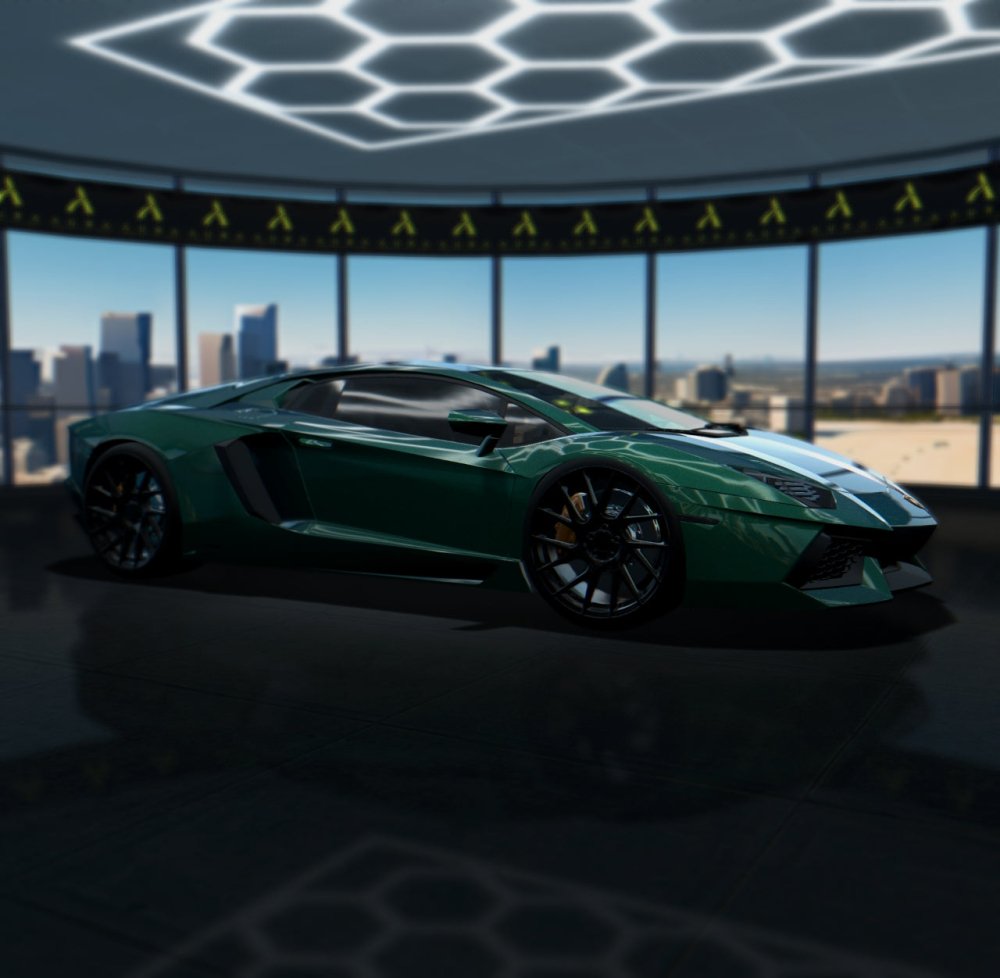 Gloss Diamond Nebula Green Blue - Aura Vinyl
