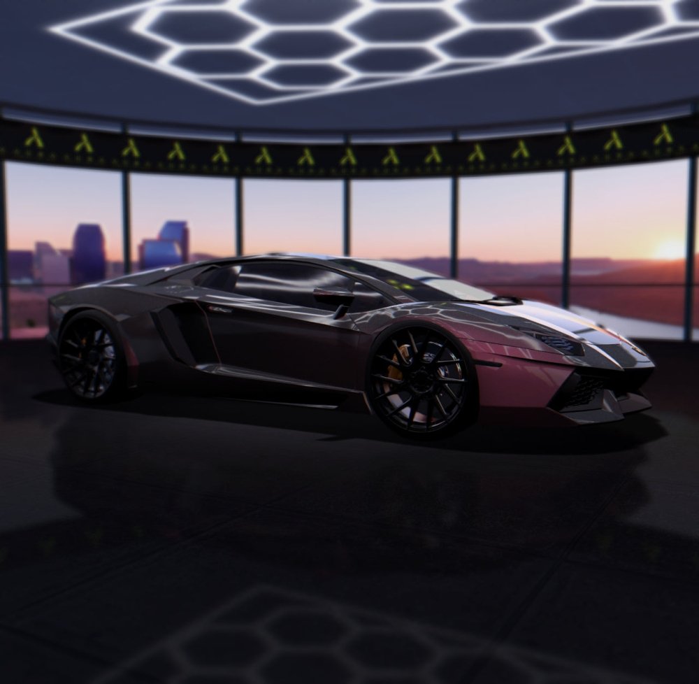 Gloss Diamond Nebula Grey Red - Aura Vinyl