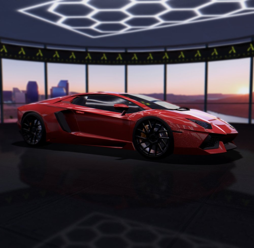 Gloss Diamond Sparkle Lava Orange - Aura Vinyl