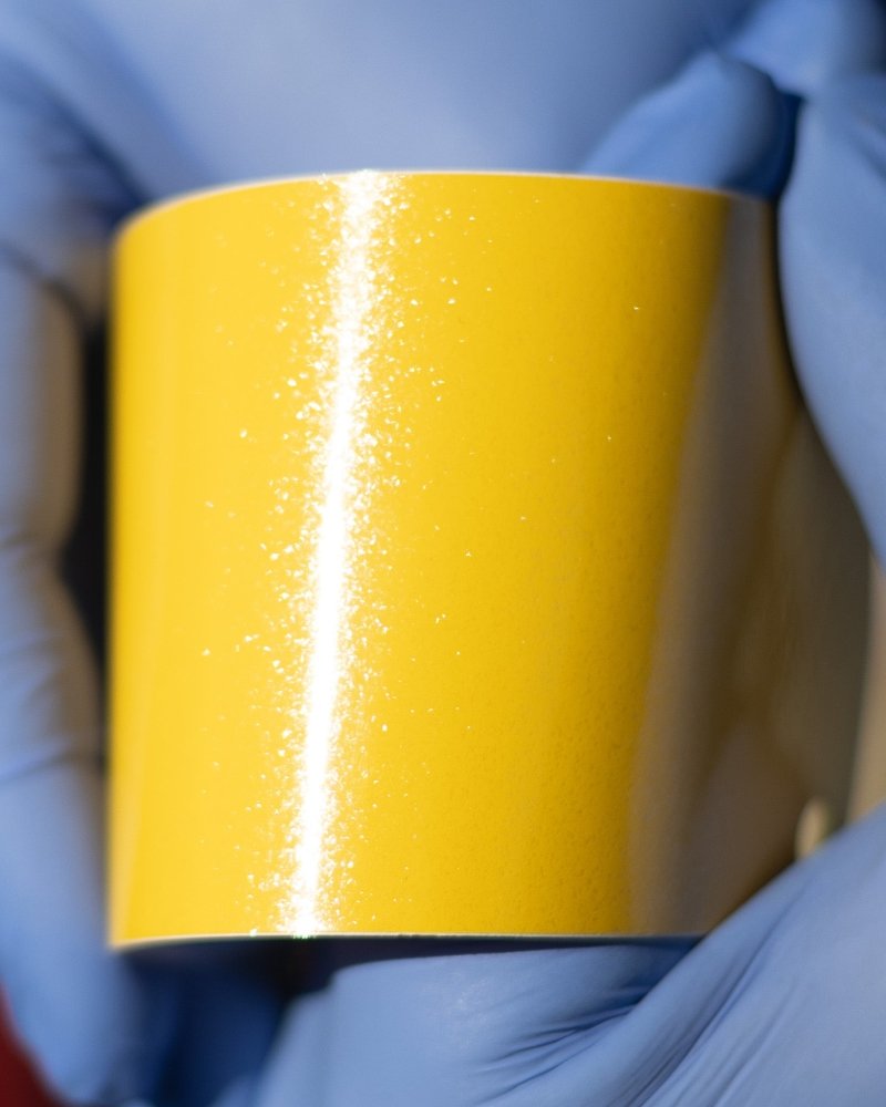 Gloss Diamond Sparkle Yellow - Aura Vinyl