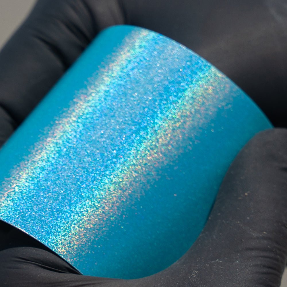 Gloss Iridescent Miami Blue - Aura Vinyl