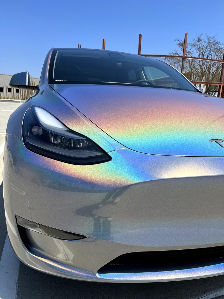 Gloss Iridescent Midnight Blue - Aura Vinyl