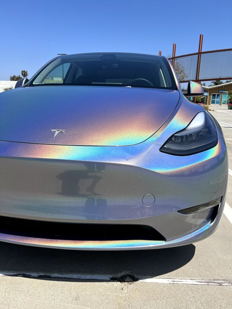 Gloss Iridescent Midnight Blue - Aura Vinyl