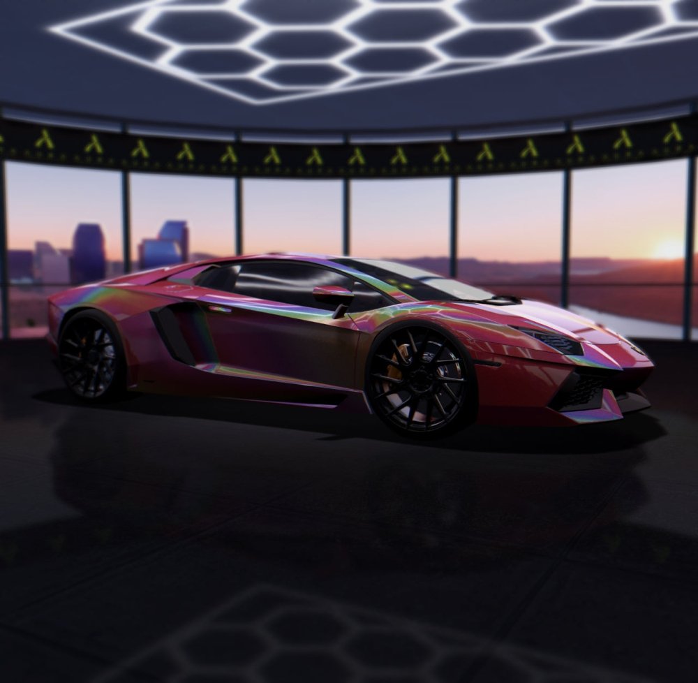 Gloss Iridescent Red - Aura Vinyl