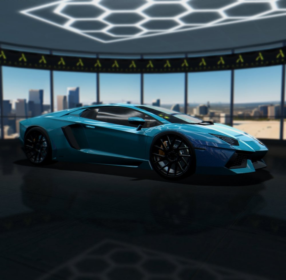 Gloss Miami Blue Shift - Aura Vinyl
