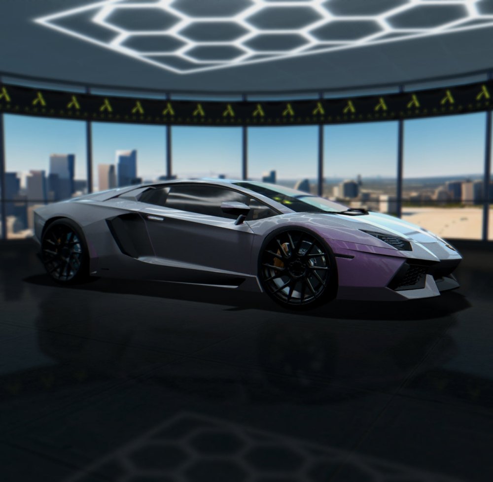Gloss Nebula Silver Purple - Aura Vinyl