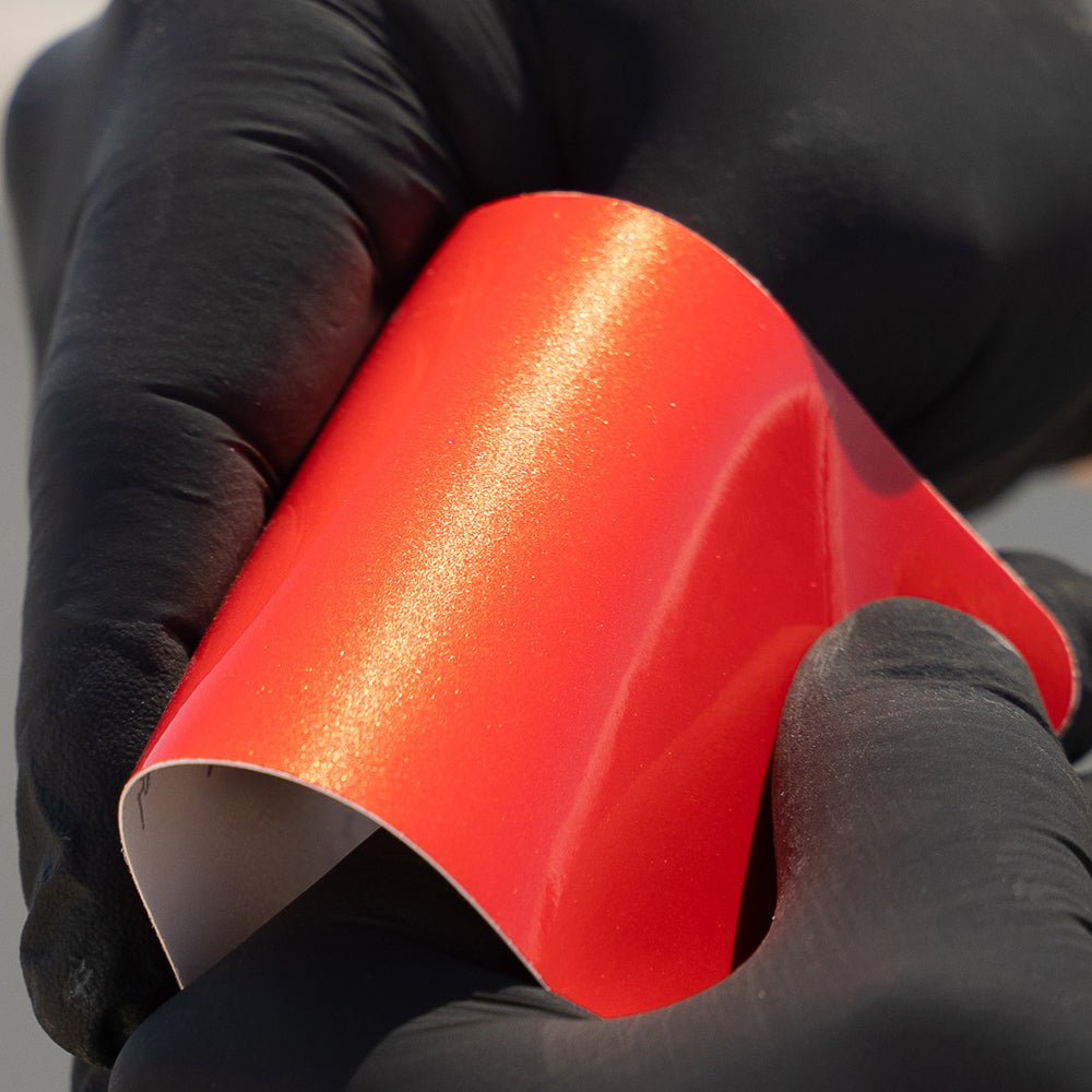 Gloss Paint Metallic Fire Red - Aura Vinyl