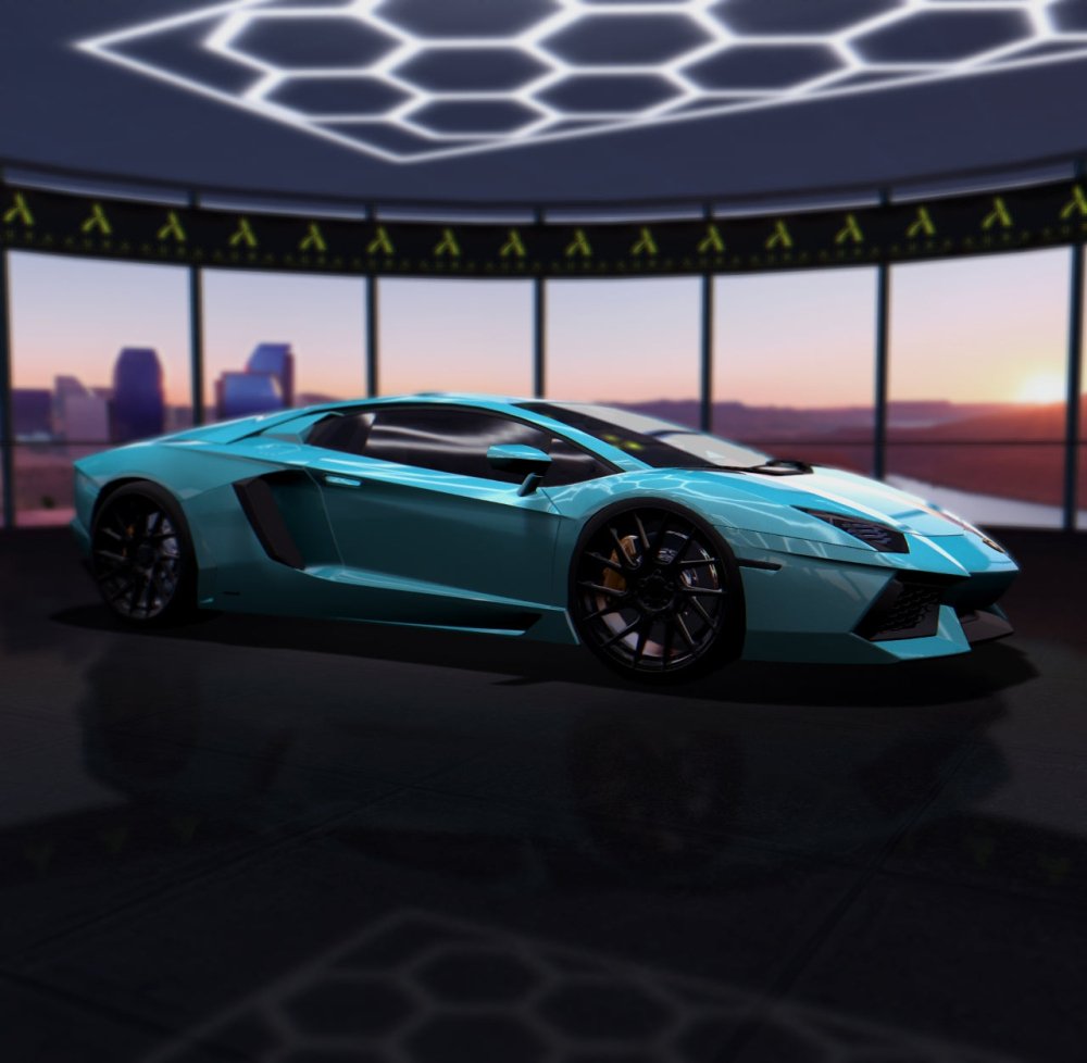 Gloss Paint Metallic Lake Blue - Aura Vinyl