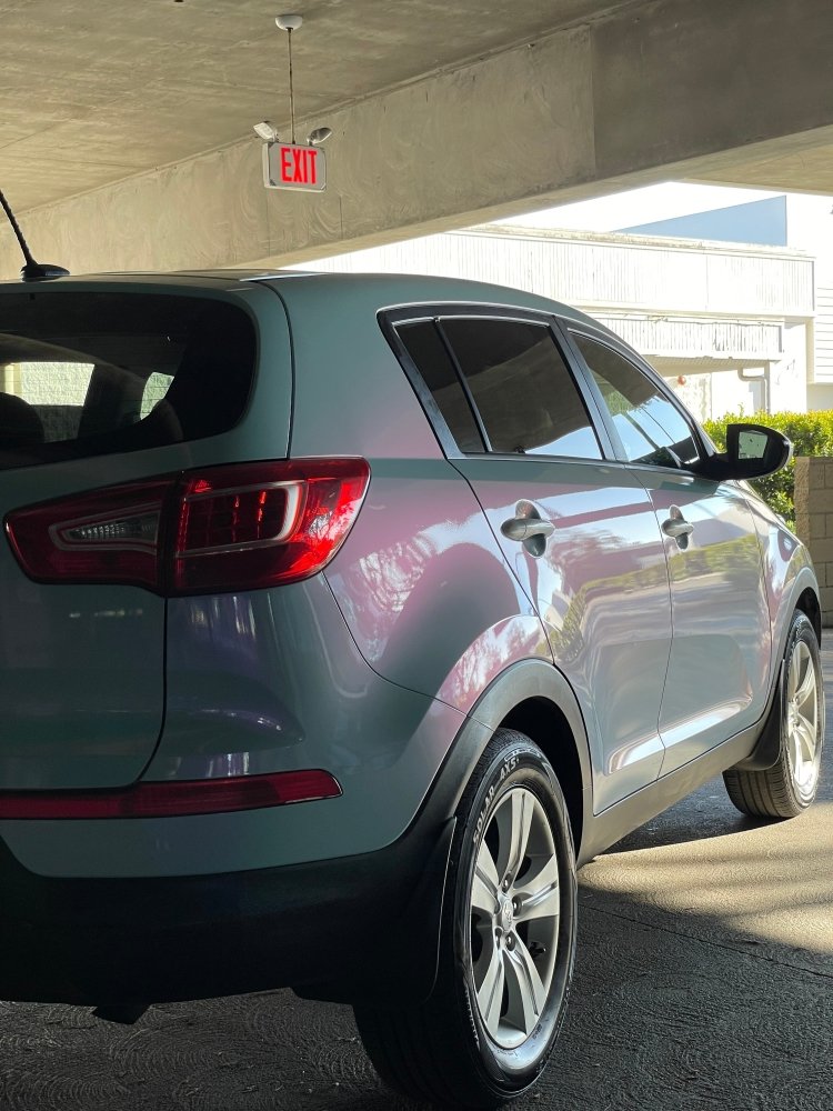 Gloss Sea Blue Red Shift - Aura Vinyl