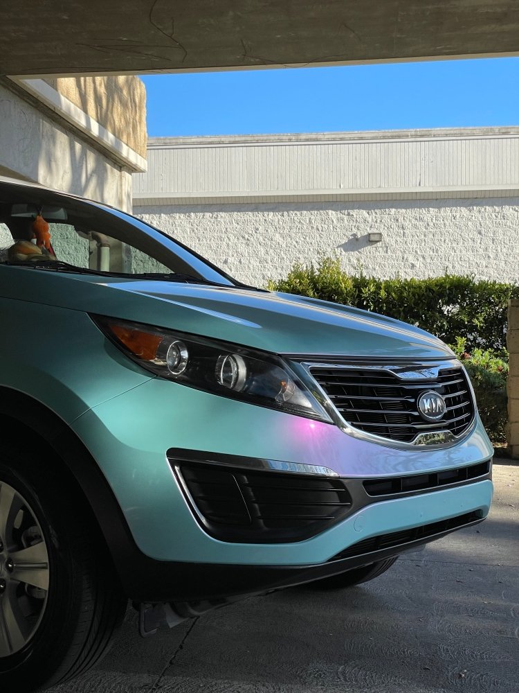 Gloss Sea Blue Red Shift - Aura Vinyl
