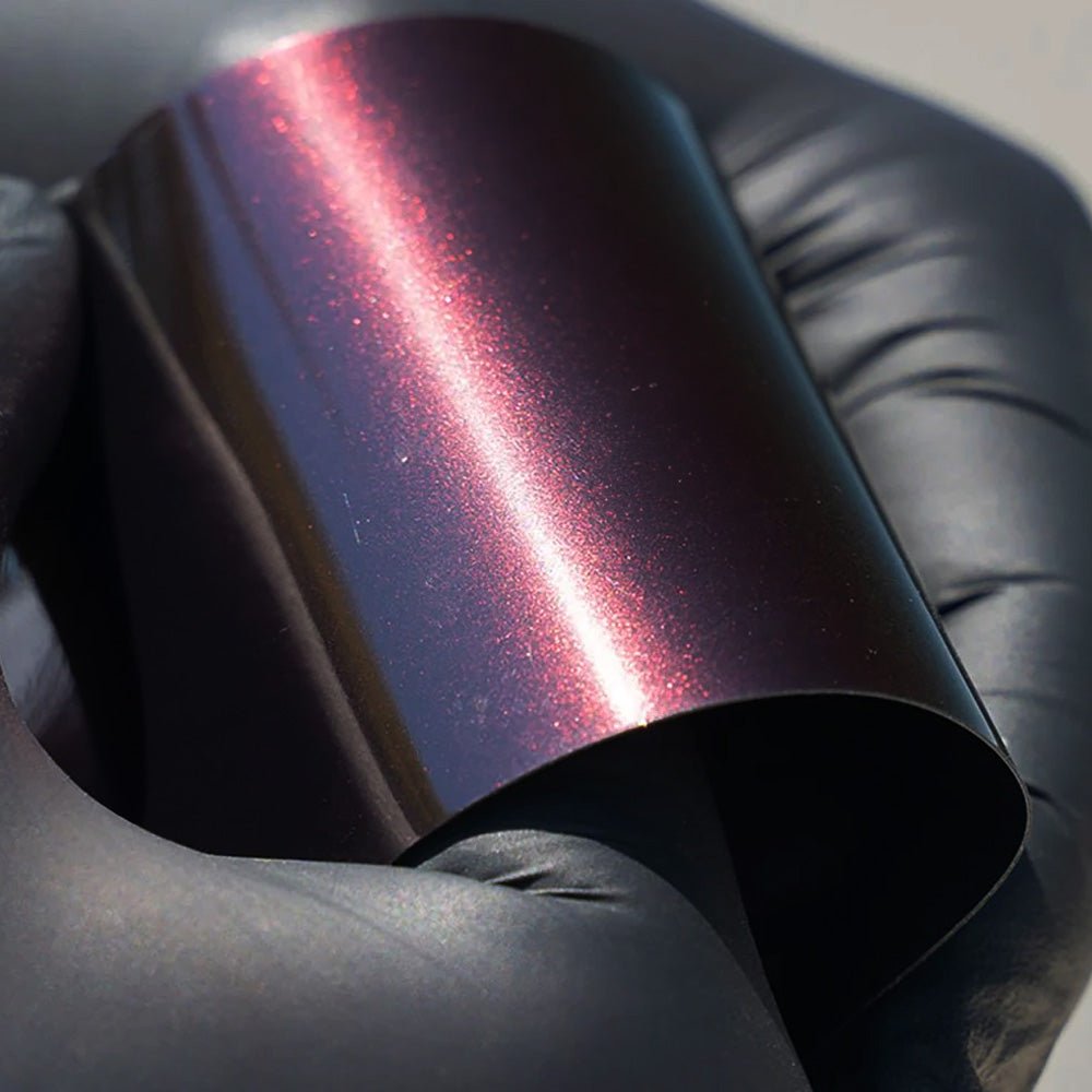 Hyper Gloss Black Red Shift PPF - Aura Vinyl