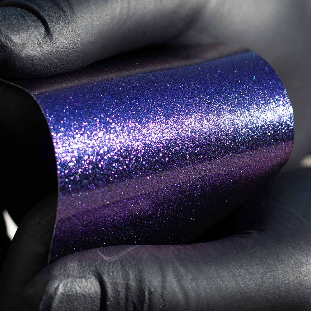 Hyper Gloss Diamond Nebula Blue Purple Red PPF - Aura Vinyl