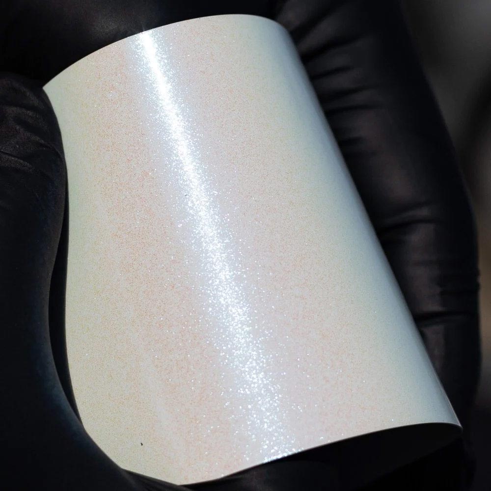 Hyper Gloss Diamond White Blue Shift PPF - Aura Vinyl