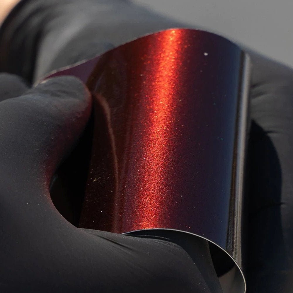Hyper Gloss Paint Metallic Burgundy PPF - Aura Vinyl