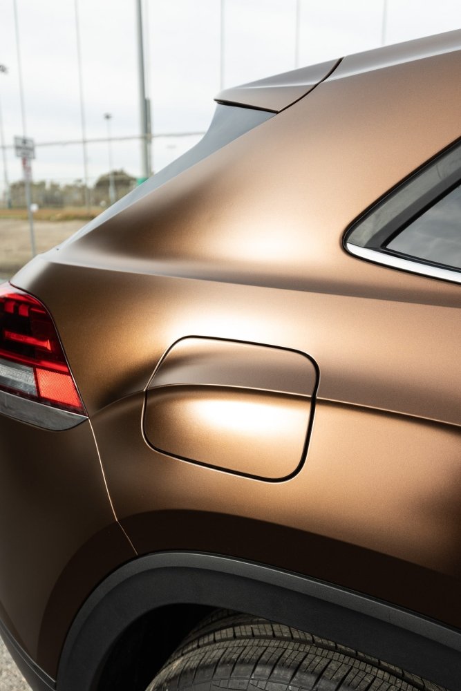 Satin Coffee Brown - Aura Vinyl