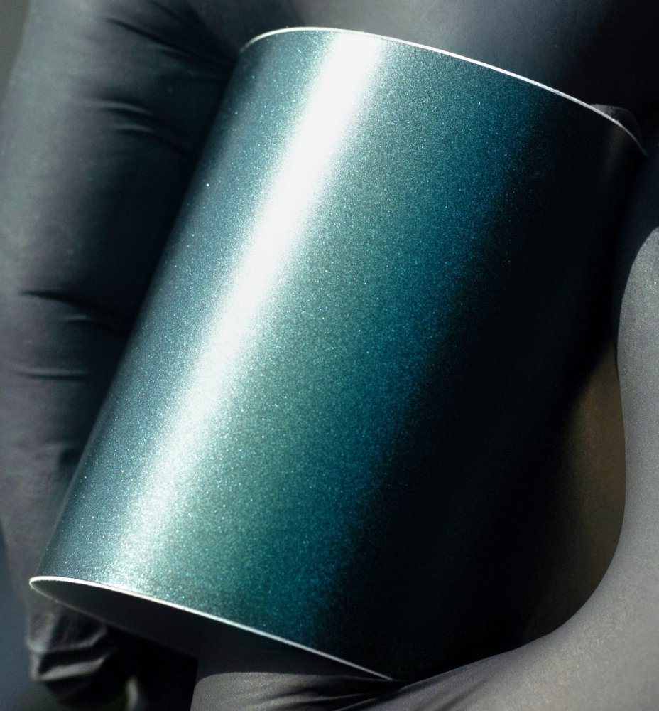 Satin Diamond Electric Green - Aura Vinyl