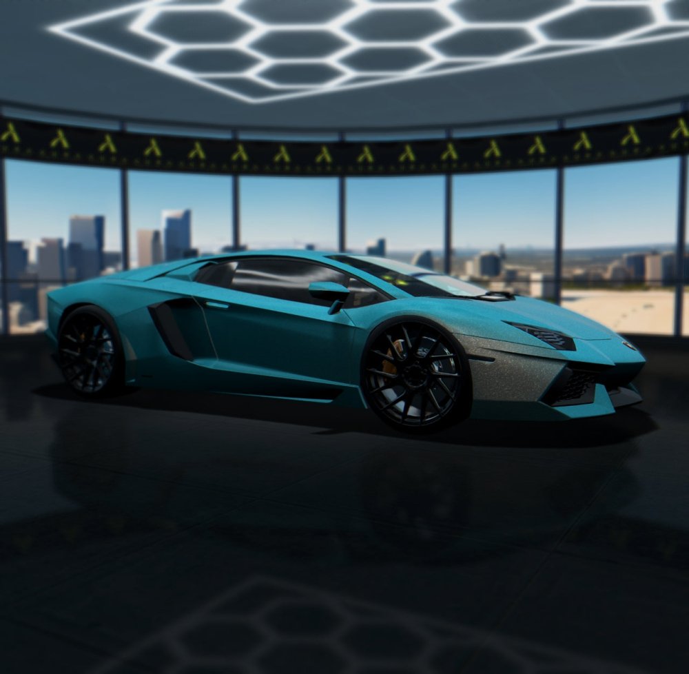 Satin Diamond Miami Blue Gold Shift - Aura Vinyl
