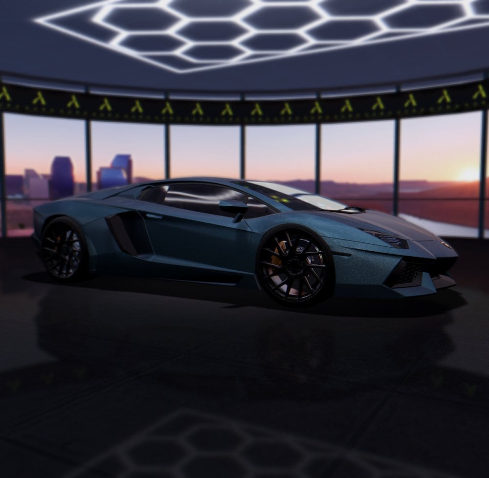 Satin Diamond Ocean Blue - Aura Vinyl