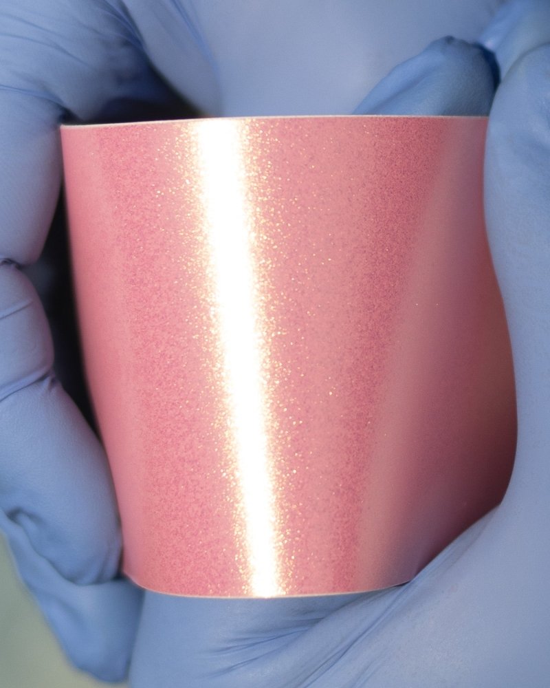 Satin Diamond Pink Gold Shift - Aura Vinyl