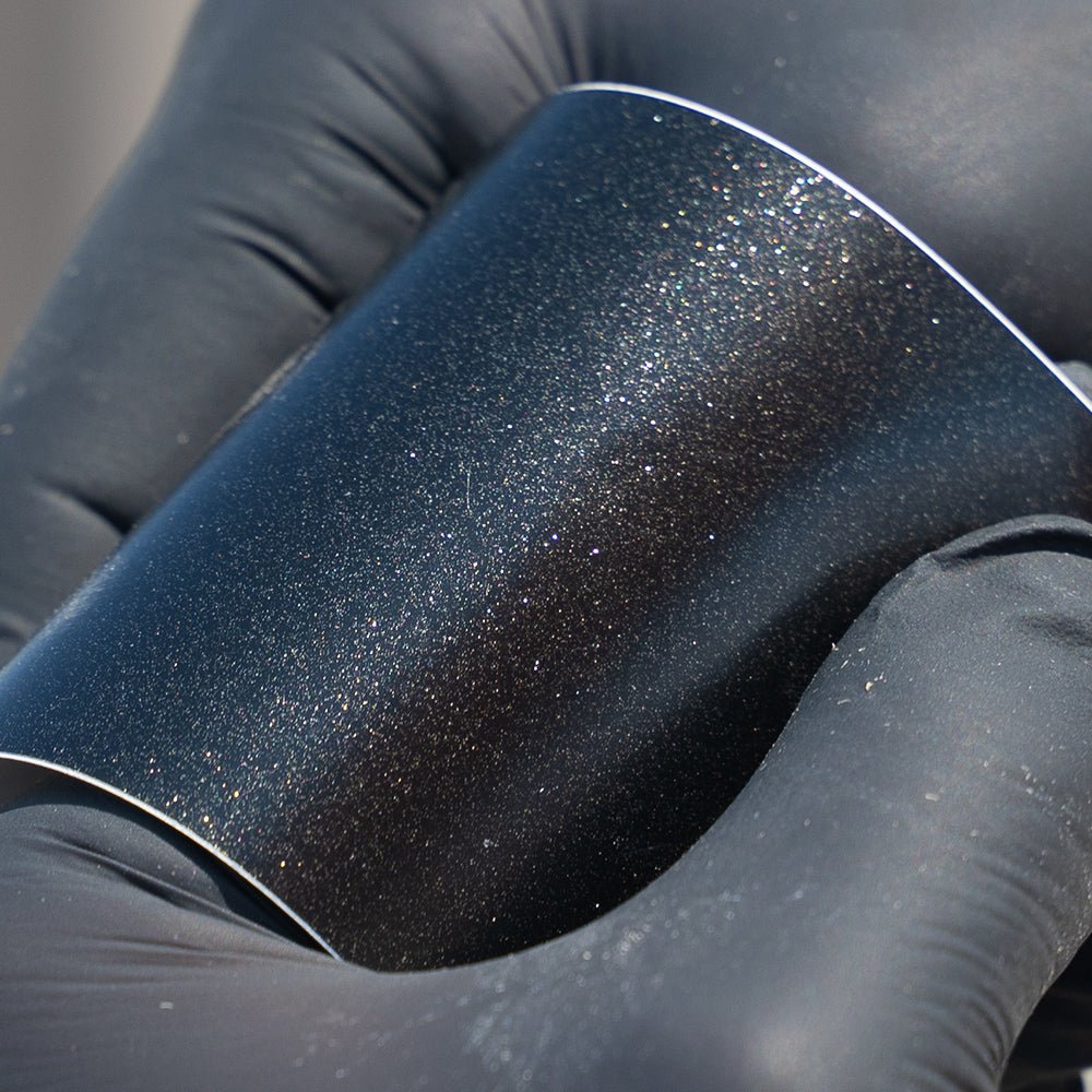 Satin Diamond Storm Black - Aura Vinyl