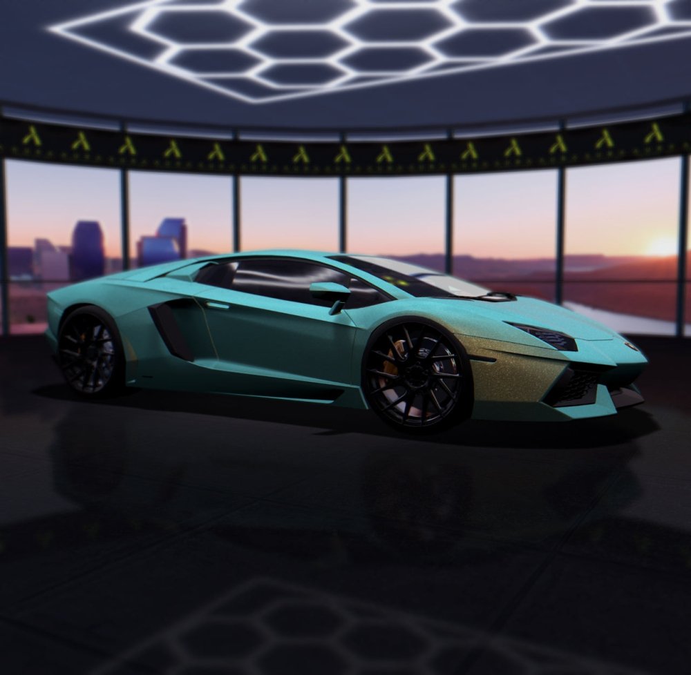 Satin Diamond Tiffany Blue Gold Shift - Aura Vinyl